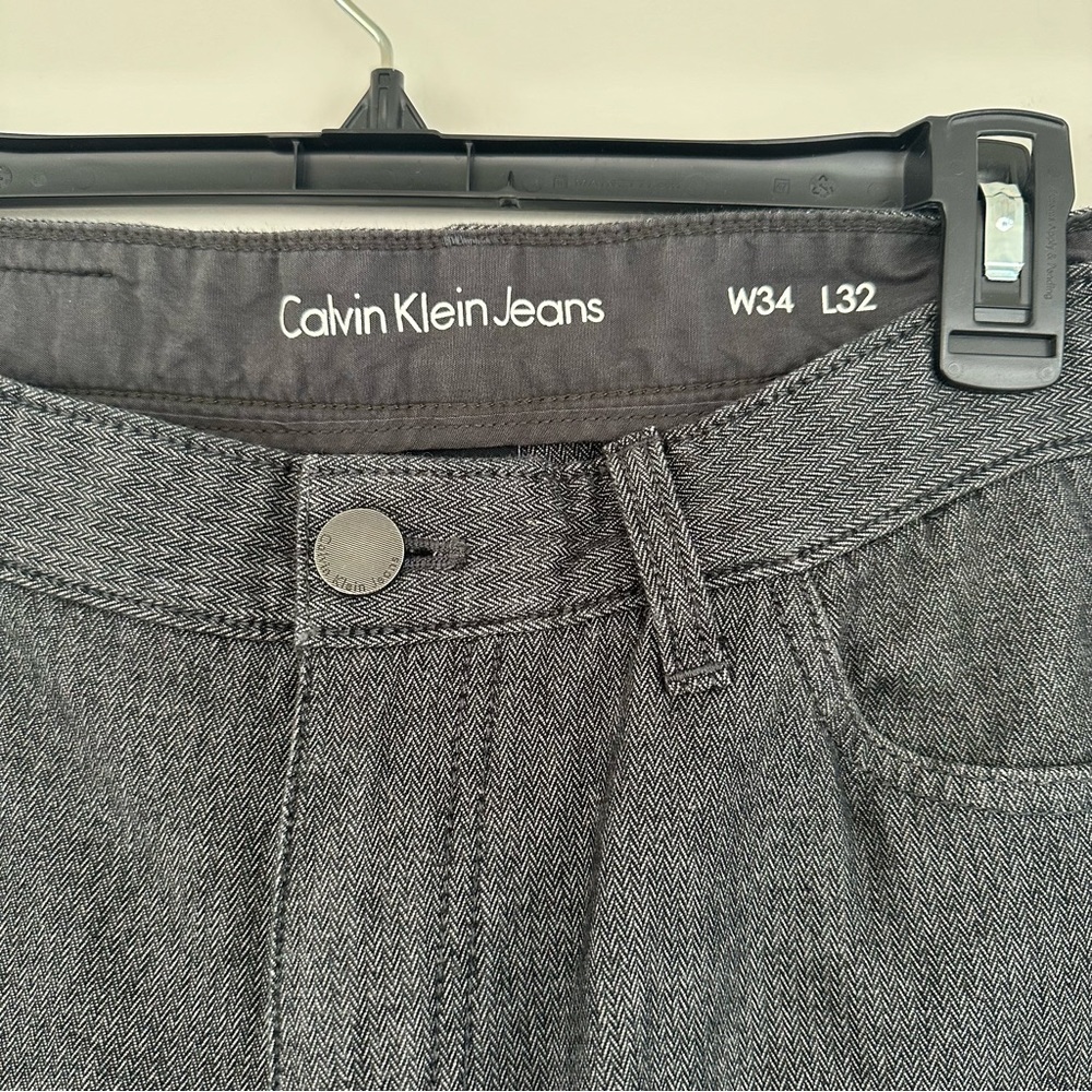 Calvin Klein Men's Denim Trouser Size 34/32 - Picture 4 of 6